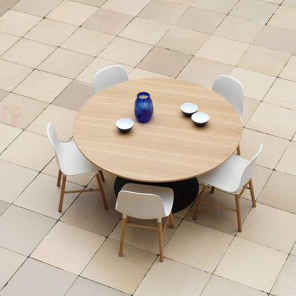 Form Chair Wood by Normann Copenhagen - Oak Base / White