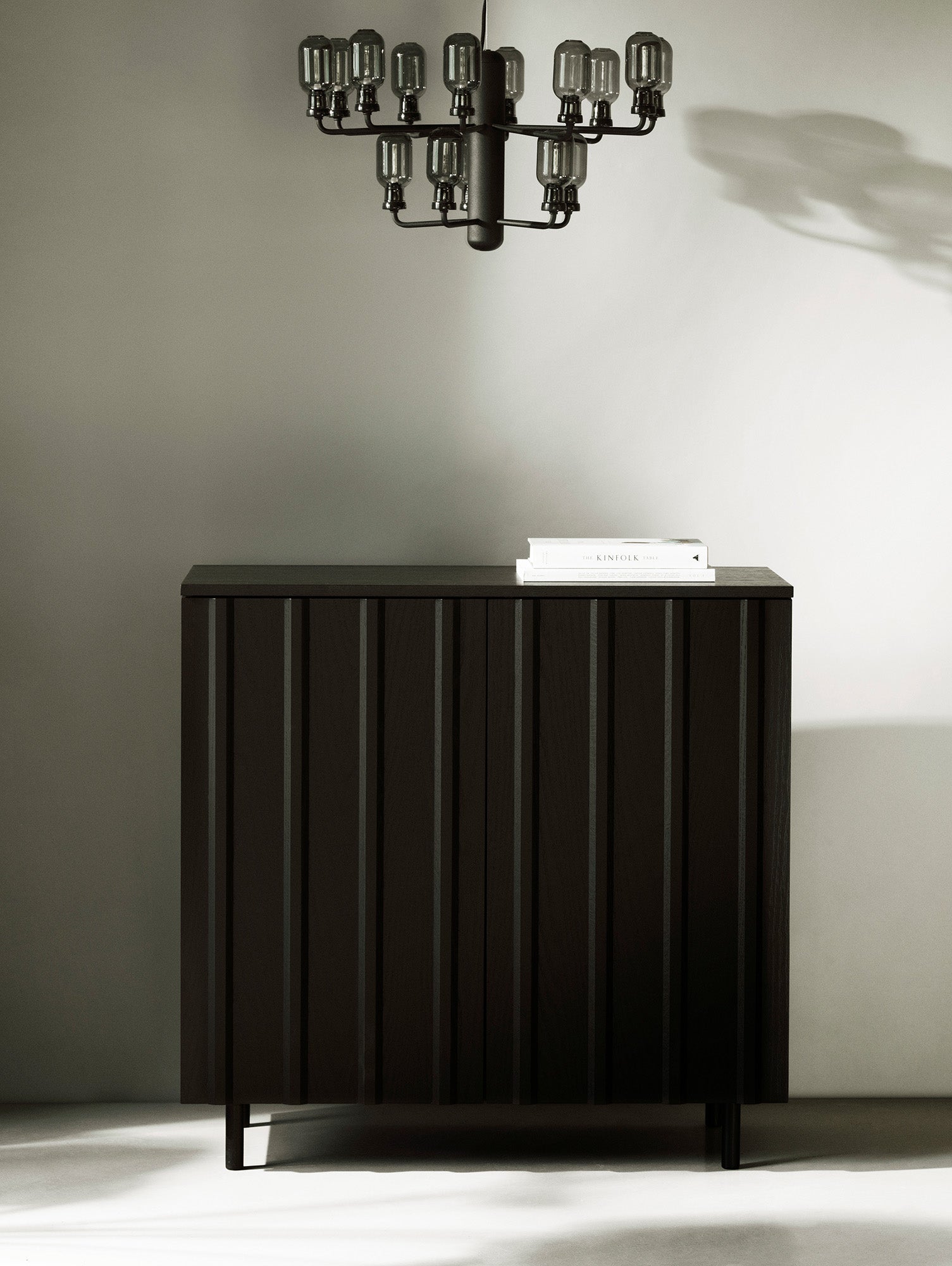 Rib Cabinet by Normann Copenhagen - Black Painted Oak Veneer