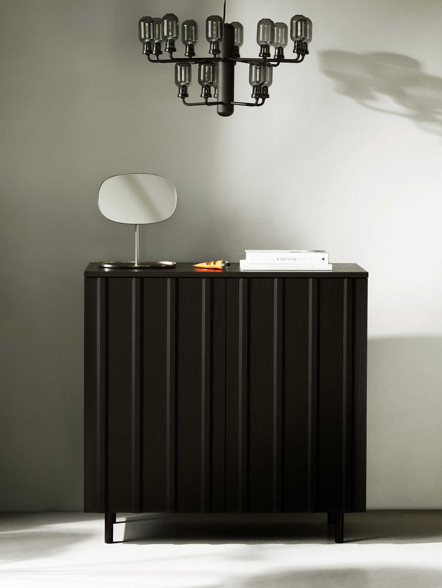 Rib Cabinet by Normann Copenhagen - Black Painted Oak Veneer