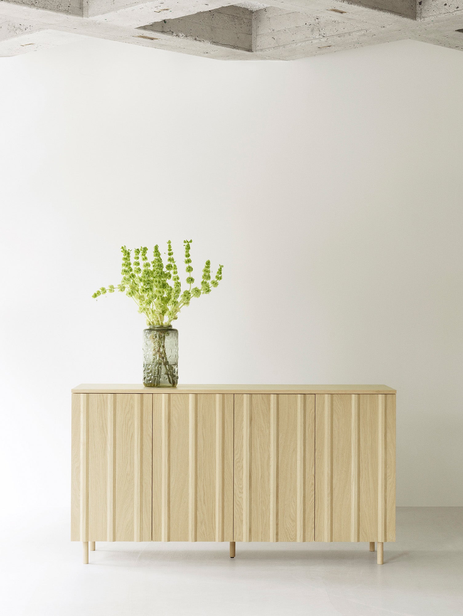 Rib Sideboard by Normann Copenhagen - High / Lacquered Oak Veneer