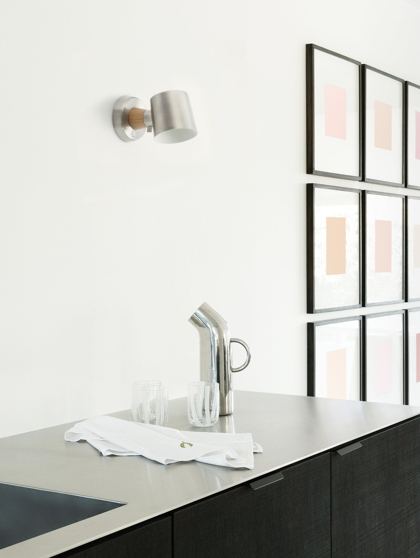 Rise Wall Lamp by Normann Copenhagen - Stainless Steel