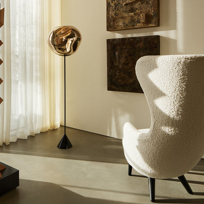 Melt LED Cone Slim Floor Lamp by Tom Dixon - Gold