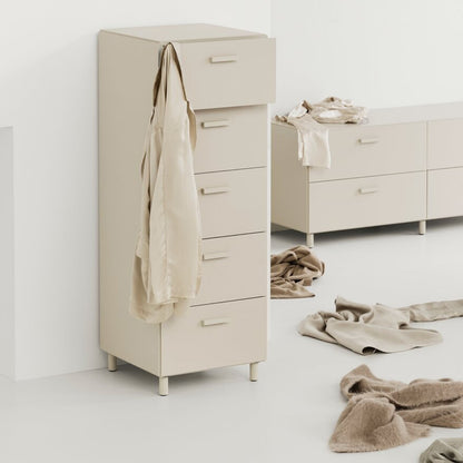 Relief Drawers with Legs - Tall by String - Beige