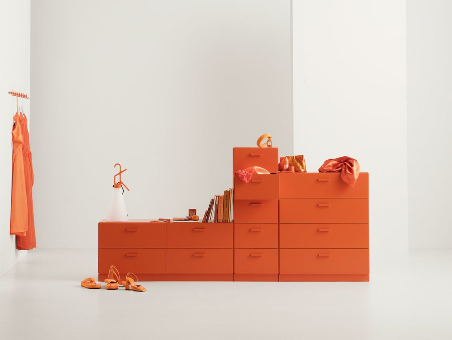 Relief Drawers - Wide by String - Orange