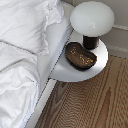 Bed 90 cm (Low) - Stainless Steel by Moebe
