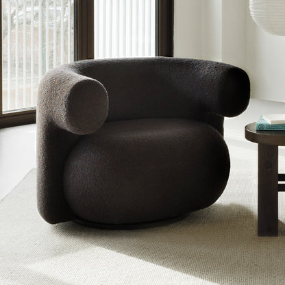 Burra Lounge Chair by Normann Copenhagen - Swivel Base with Return / Zero 010