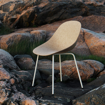 Mat Chair - Steel by Normann Copenhagen / Cream Steel Base / Hemp