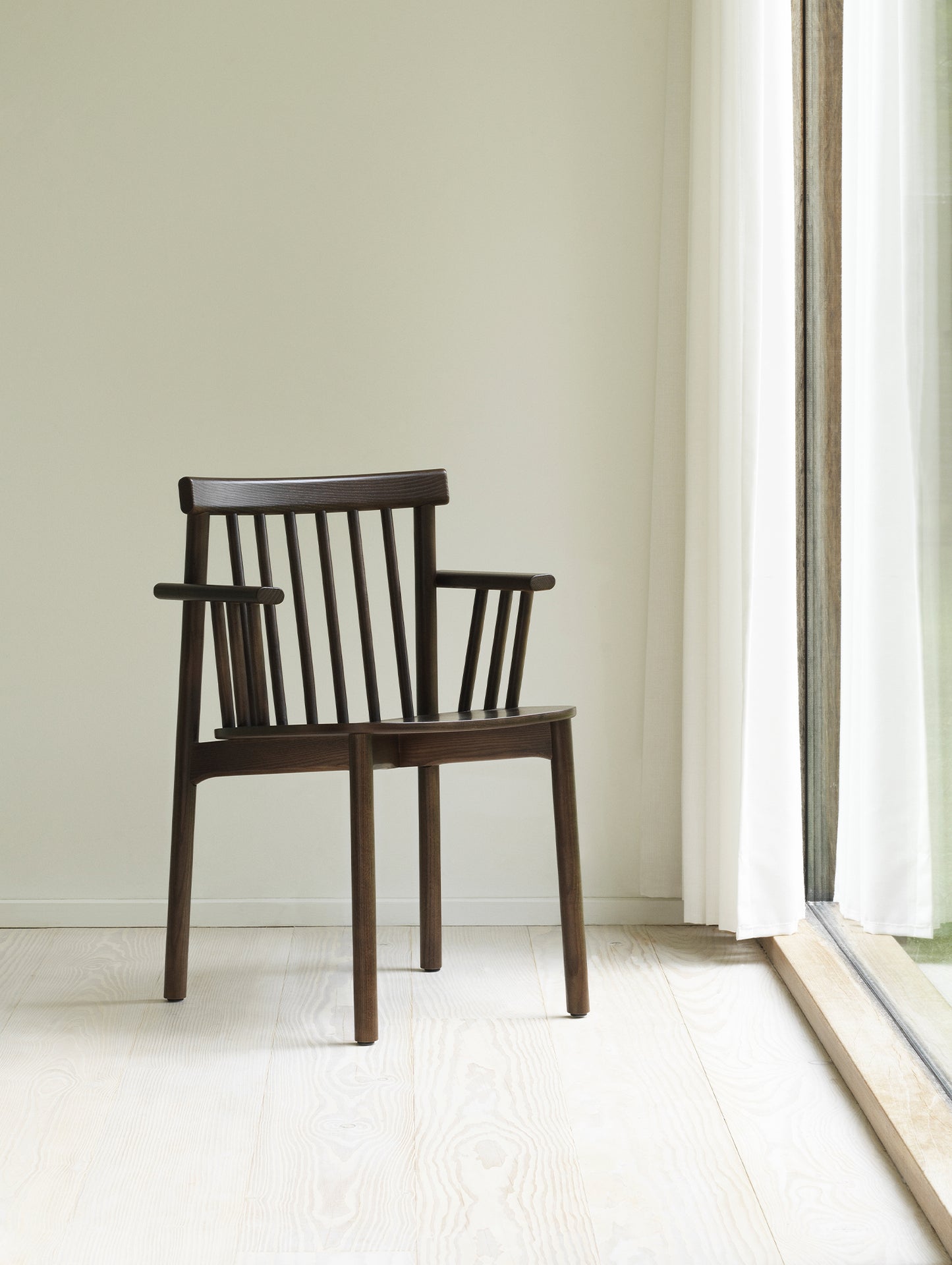 Pind Armchair by Normann Copenhagen  - Brown Stained Ash