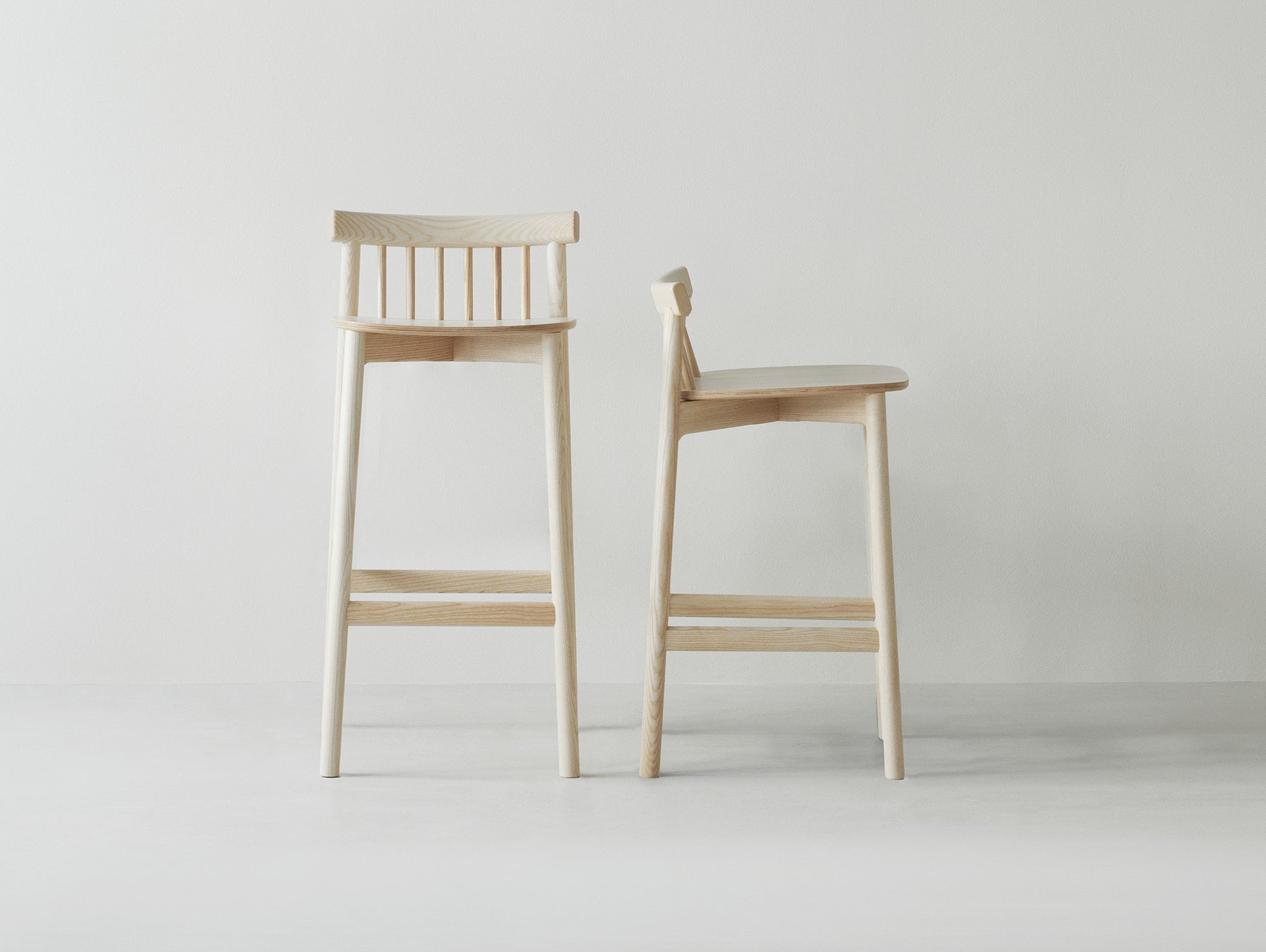 Pind Bar Stool by Normann Copenhagen - Lacquered Ash