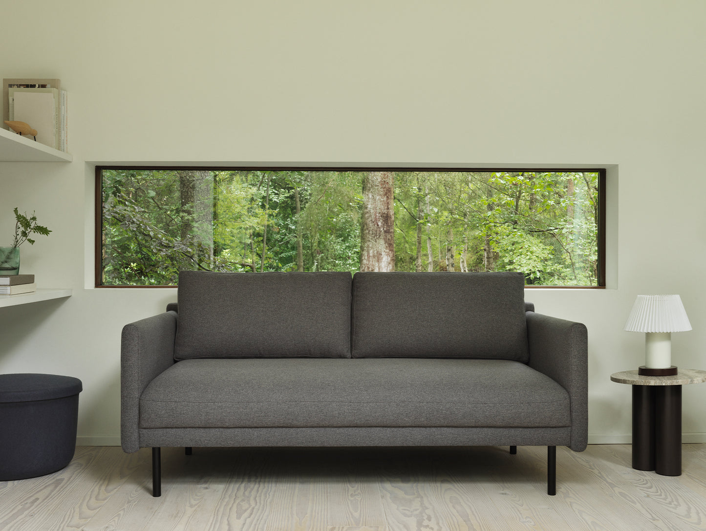 Rar 2-Seater Sofa by Normann Copenhagen - Re-Born Dark Grey
