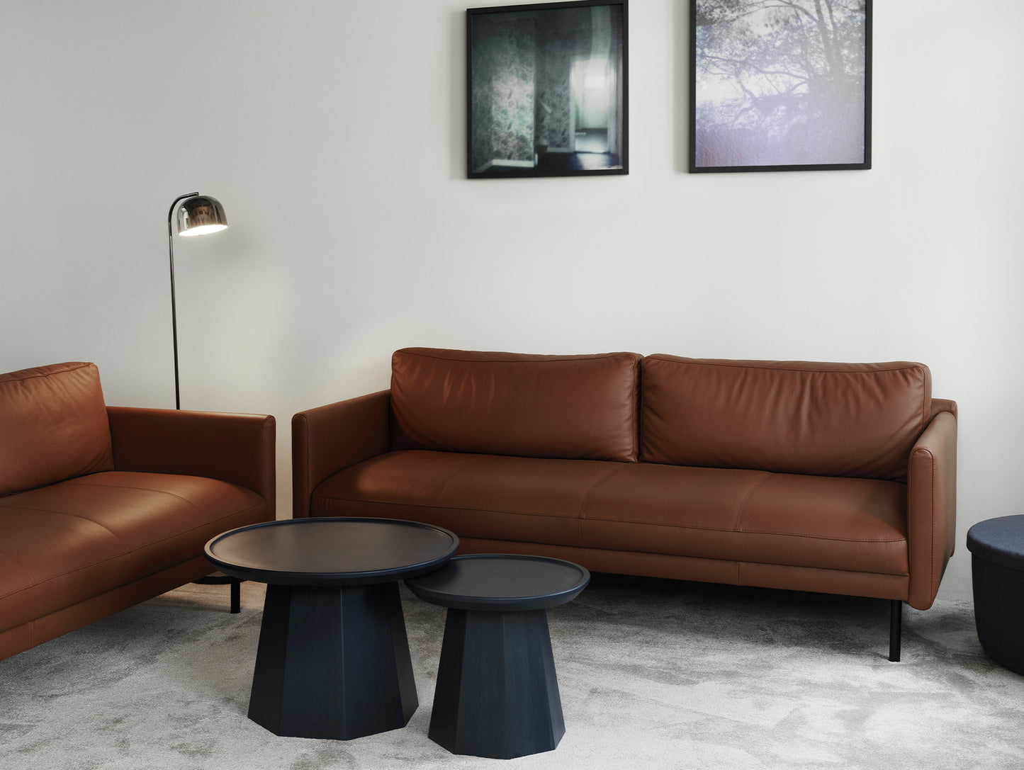 Rar 3-Seater Sofa by Normann Copenhagen - Omaha Leather Cognac