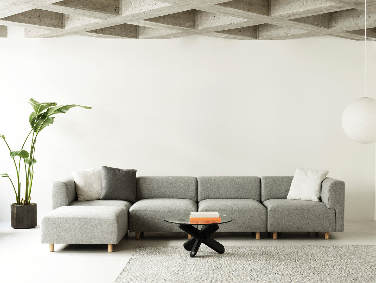Redo Modular Sofa - Individual Modules by Normann Copenhagen - Hallingdal 65 130
