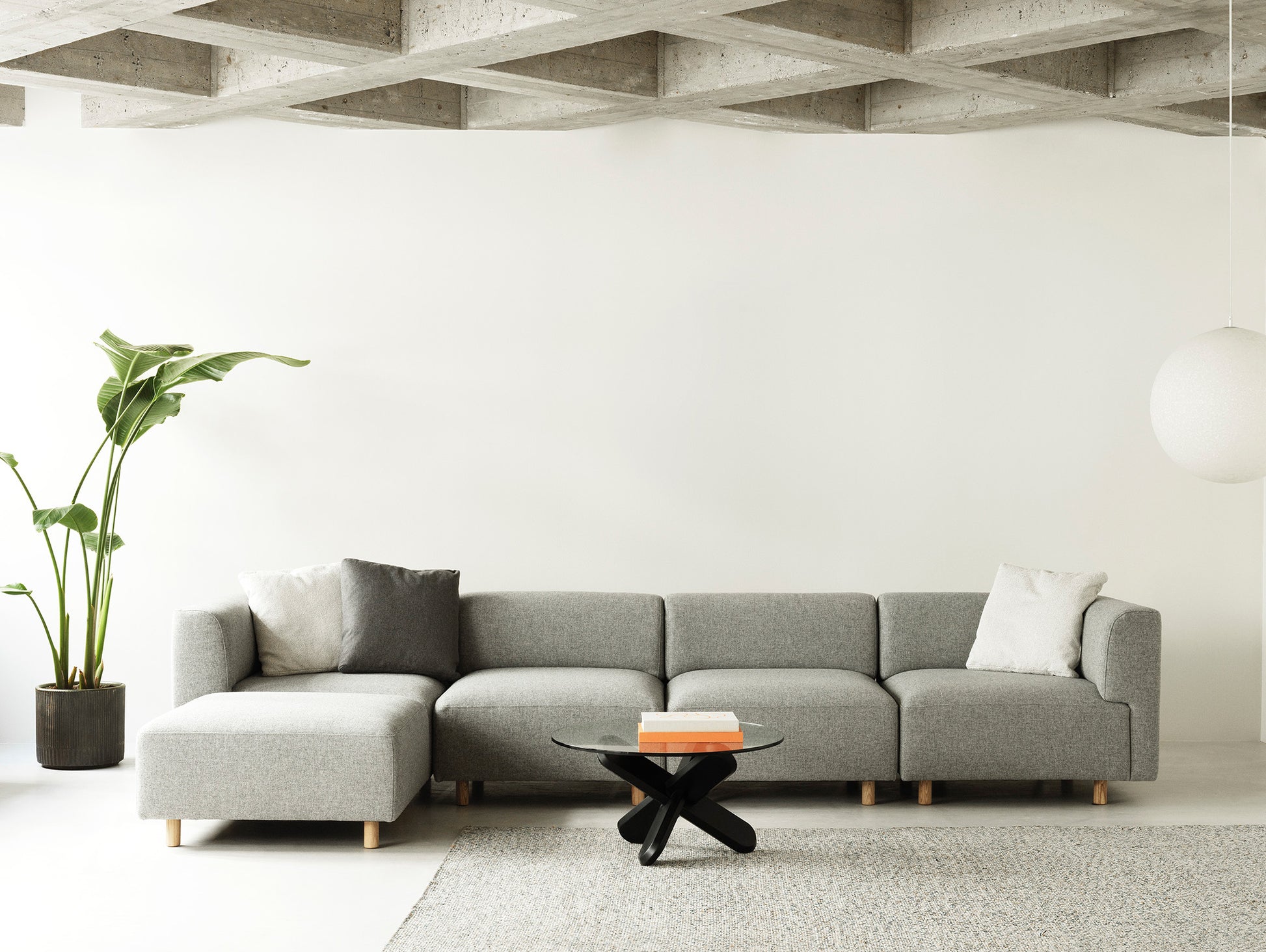 Redo Modular Sofa - Individual Modules by Normann Copenhagen - Hallingdal 65 130