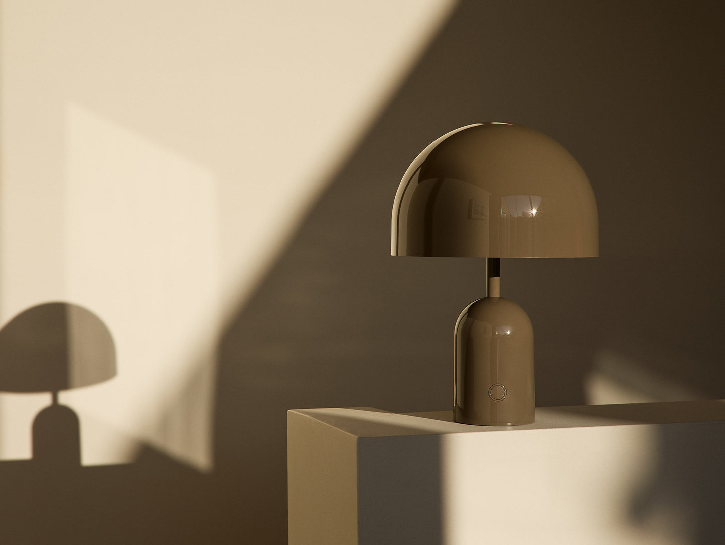 Bell LED Portable Lamp by Tom Dixon - Taupe