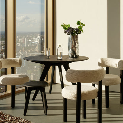 Fat Dining Chair Wood by Tom Dixon