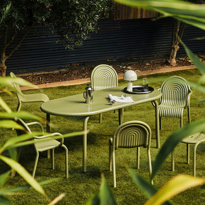 Groove Side Chair by Tom Dixon - Moss