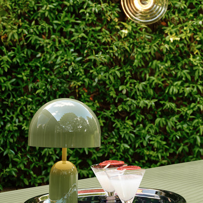 Bell LED Portable Lamp by Tom Dixon - Moss
