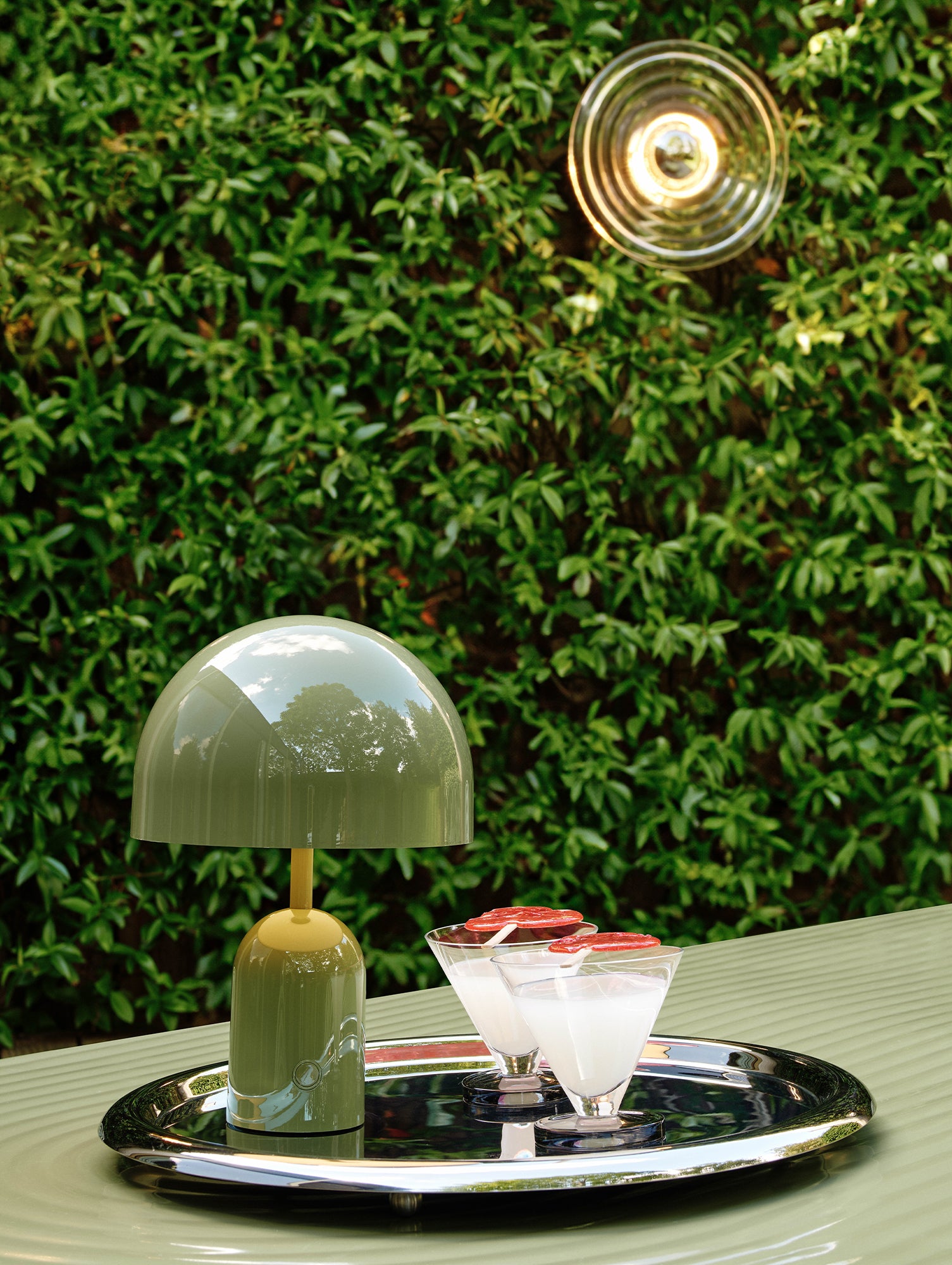 Bell LED Portable Lamp by Tom Dixon - Moss