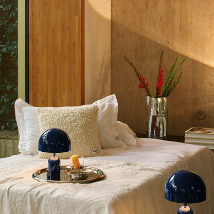 Bell LED Portable Lamp by Tom Dixon - Indigo