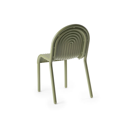 Groove Side Chair by Tom Dixon - Moss