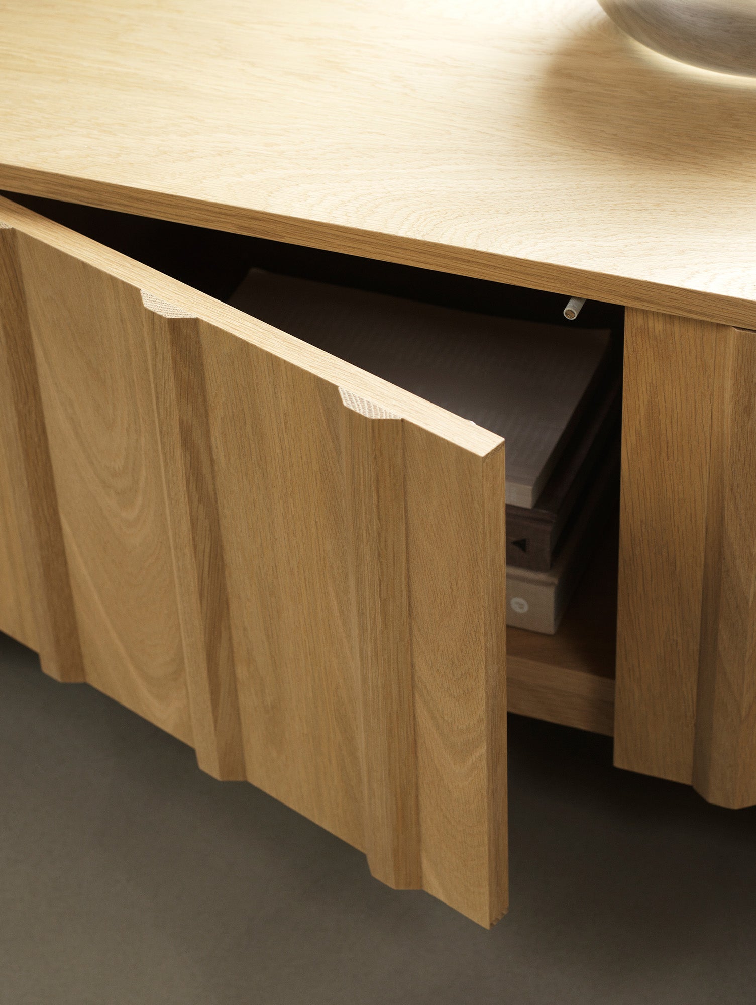 Rib Sideboard by Normann Copenhagen - Low / Lacquered Oak Veneer