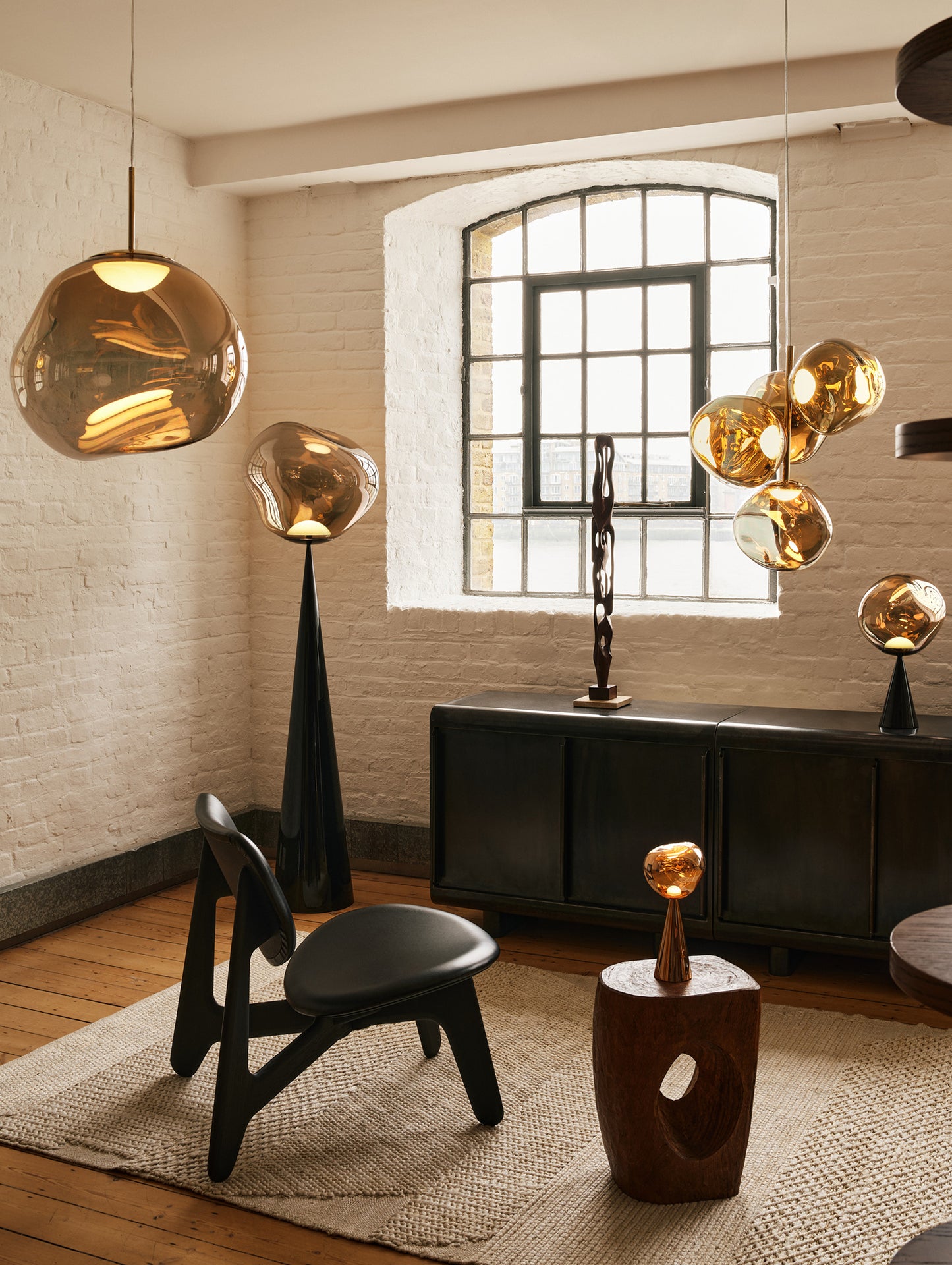 Melt LED Pendant by Tom Dixon - Bronze