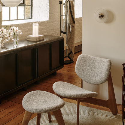 Slab Lounge Chair by Tom Dixon - Natural Oak / Elle 200