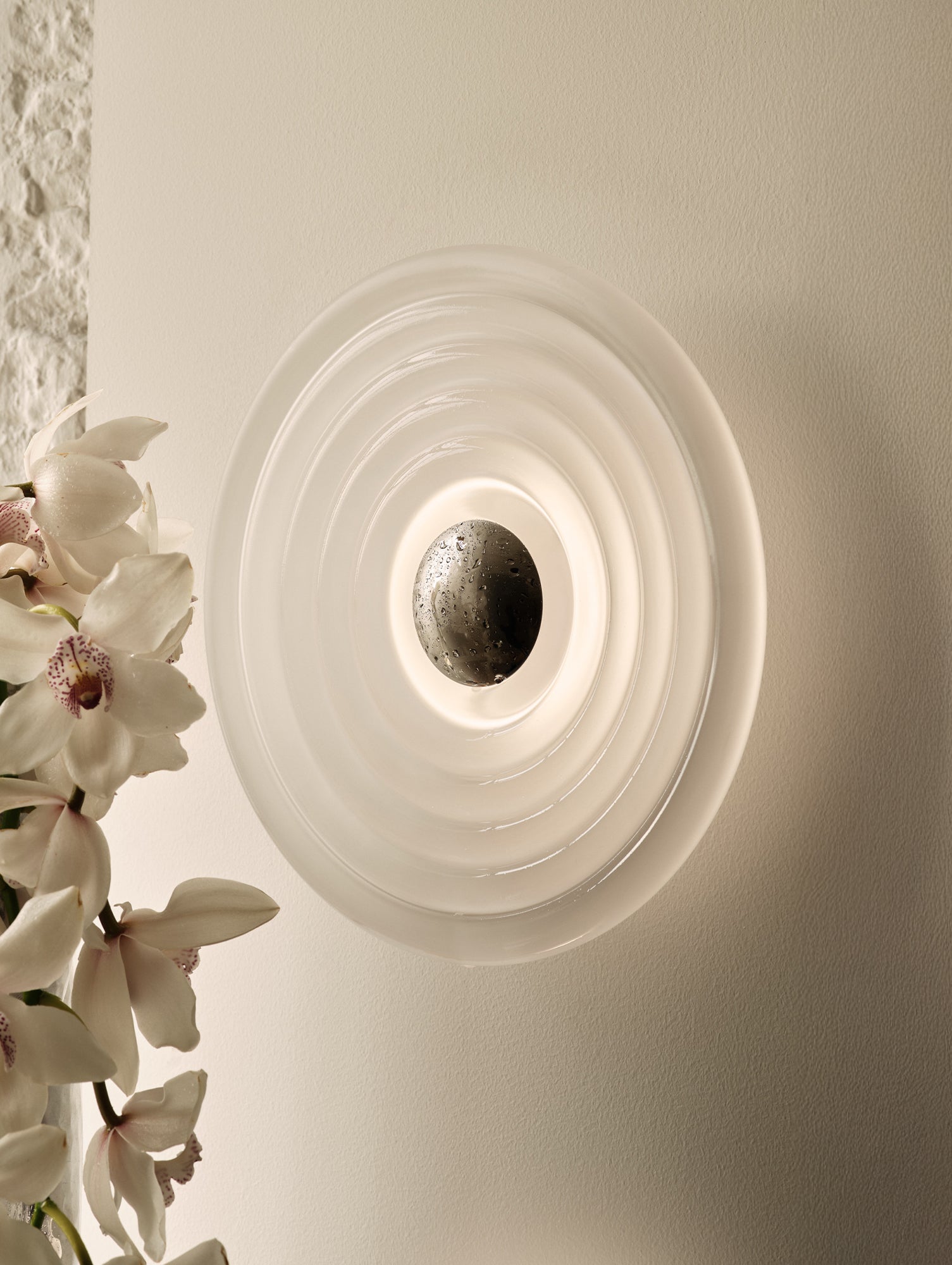 Press Surface LED Wall Lamp (Frosted) by Tom Dixon