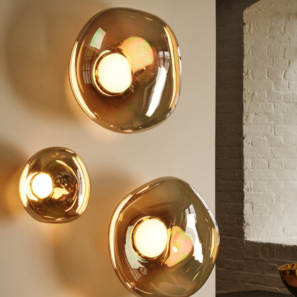 Melt Surface LED Wall Lamp by Tom Dixon - Bronze