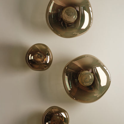 Melt Surface LED Wall Lamp by Tom Dixon - Bronze