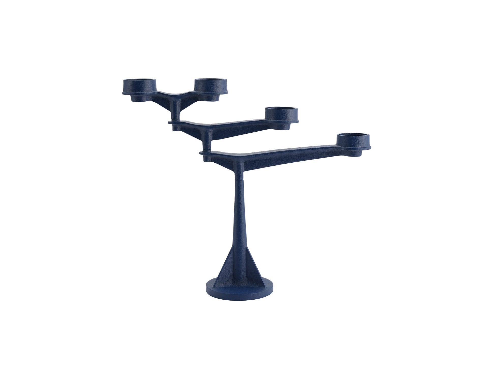 Spin Candelabra by Tom Dixon - Mini / Blue