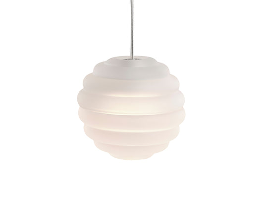 Press Mini Sphere LED Pendant Light (Frosted) by Tom Dixon