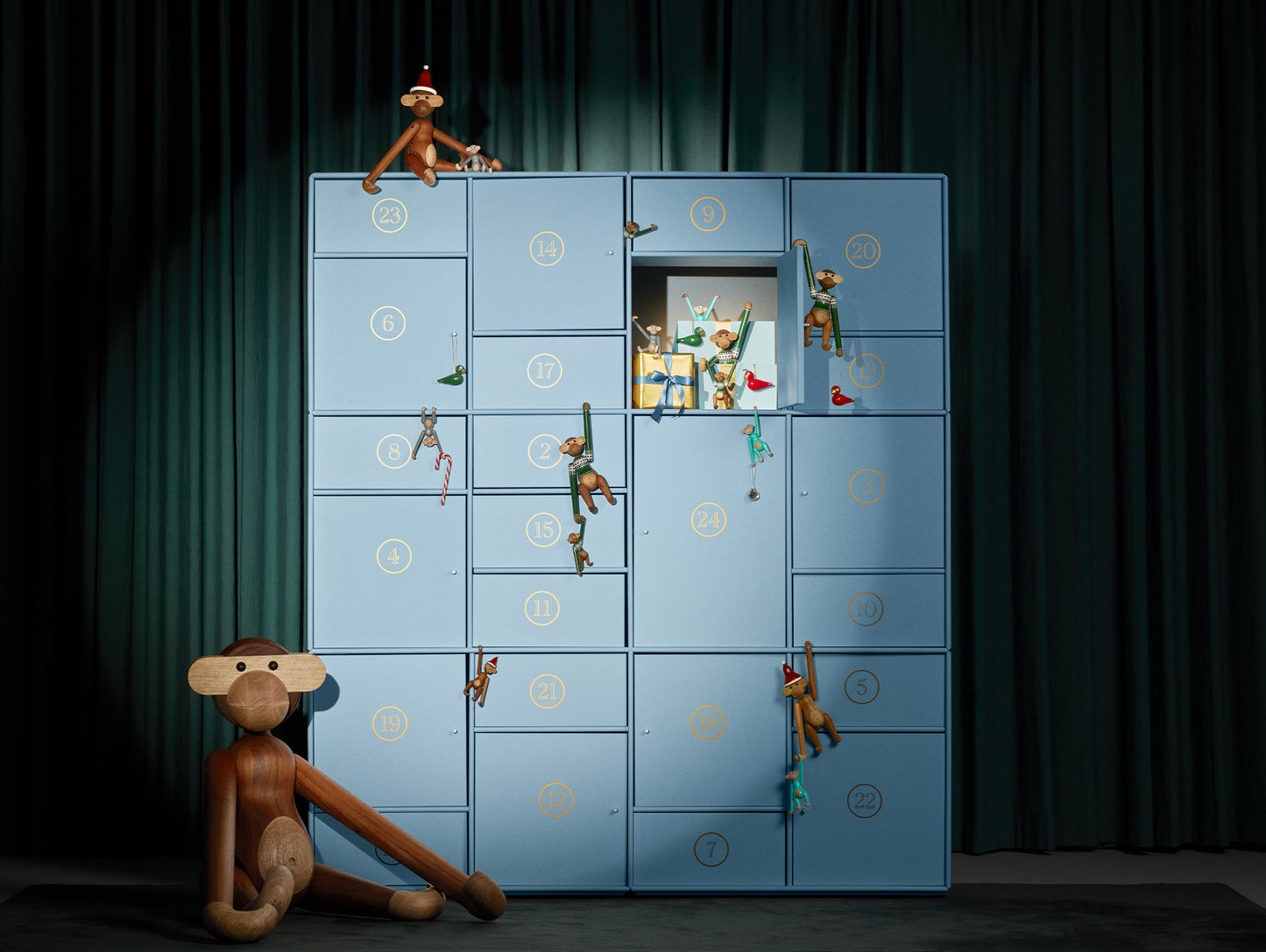 Christmas Jumper Monkey by Kay Bojesen