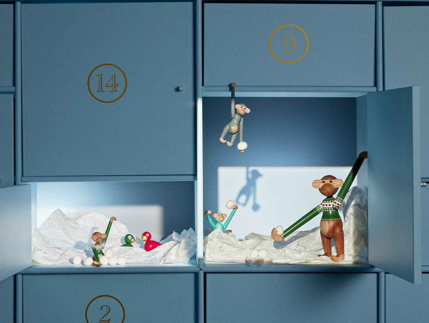 Christmas Jumper Monkey by Kay Bojesen