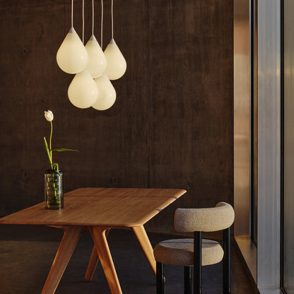 Flare Bead Opal E27 Pendant Light by Tom Dixon