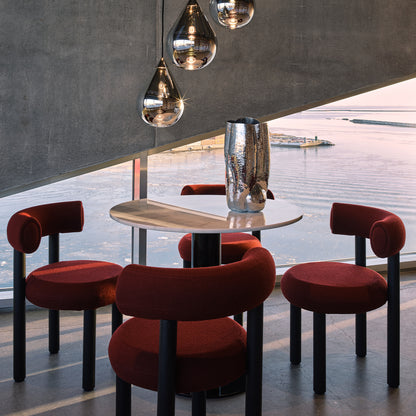 Flare Bead Silver LED Pendant Light by Tom Dixon