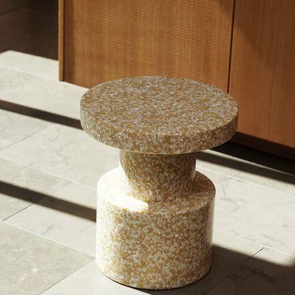 Bit Stool Column by Normann Copenhagen - Mustard