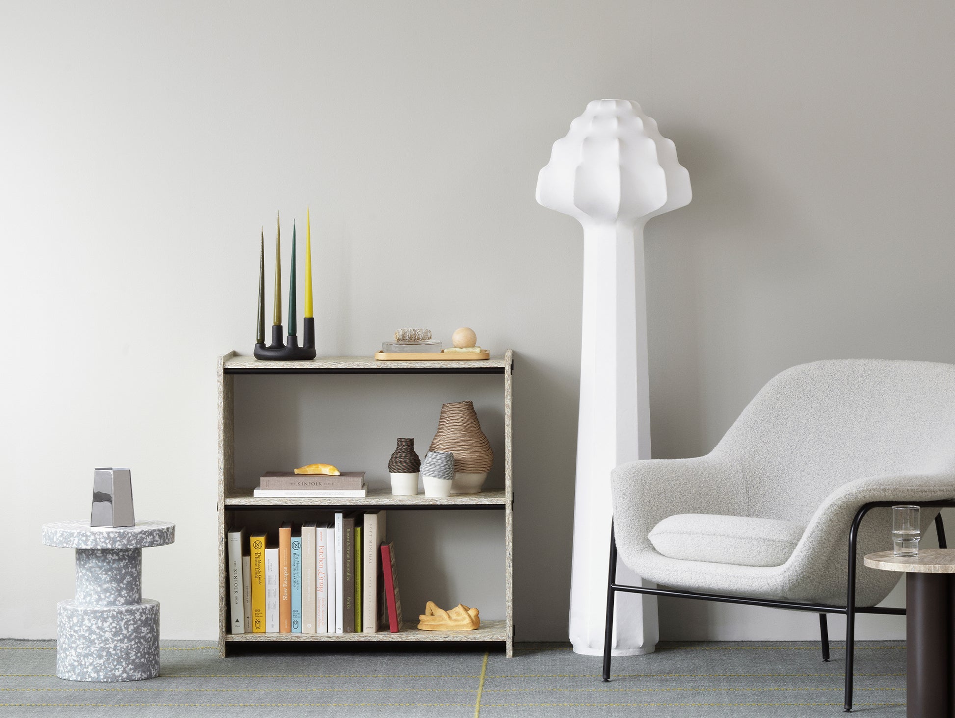 Bit Stool Column by Normann Copenhagen - Grey