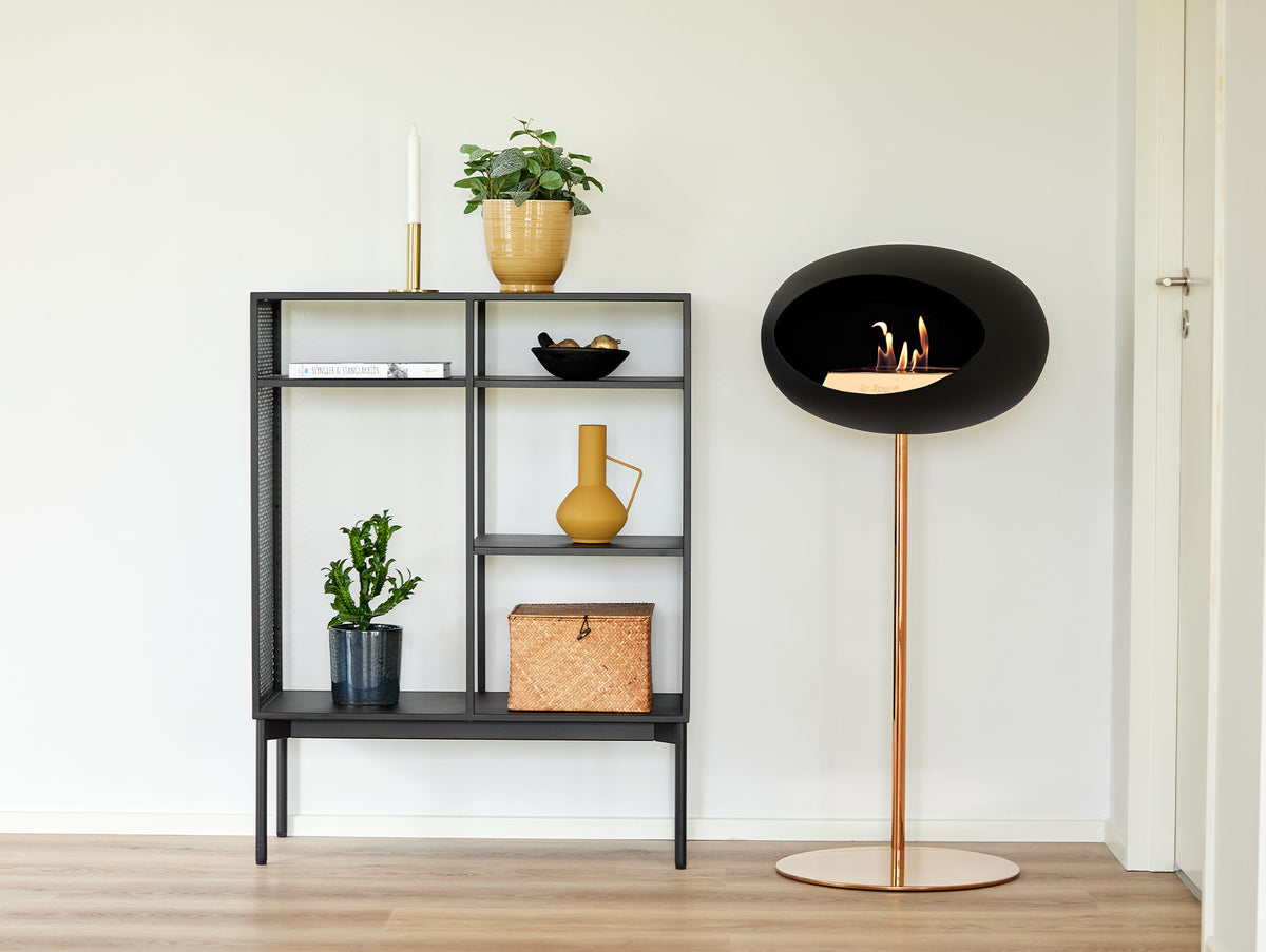 Steel High Fireplace