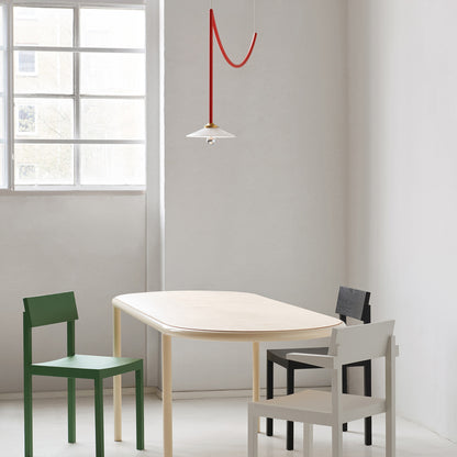 Ceiling Lamp No.5 by Valerie Objects - Red Steel