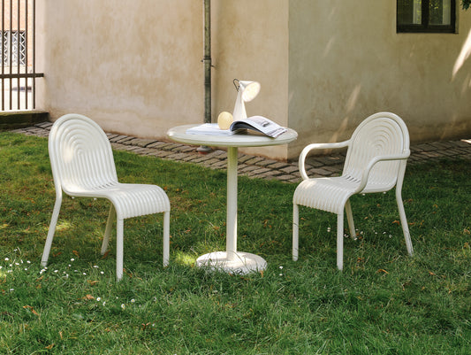 Groove Round Table by Tom Dixon - Putty