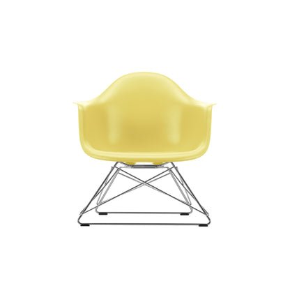 Eames Plastic Armchair LAR by Vitra - 92 Citron Shell / Chrome Base