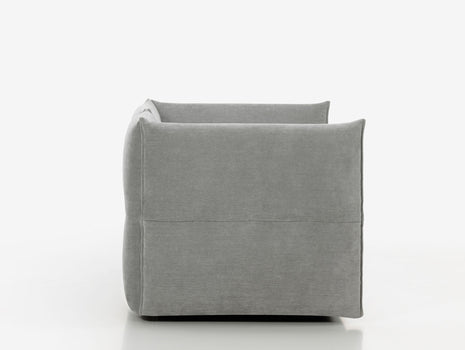 Mariposa 2.5-Seater Sofa by Vitra - Iroko 2 02 Silver Grey (F80)