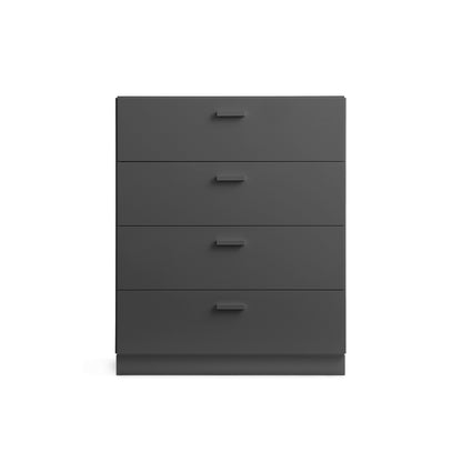 Relief Drawers with Plinth - Wide by String - Grey