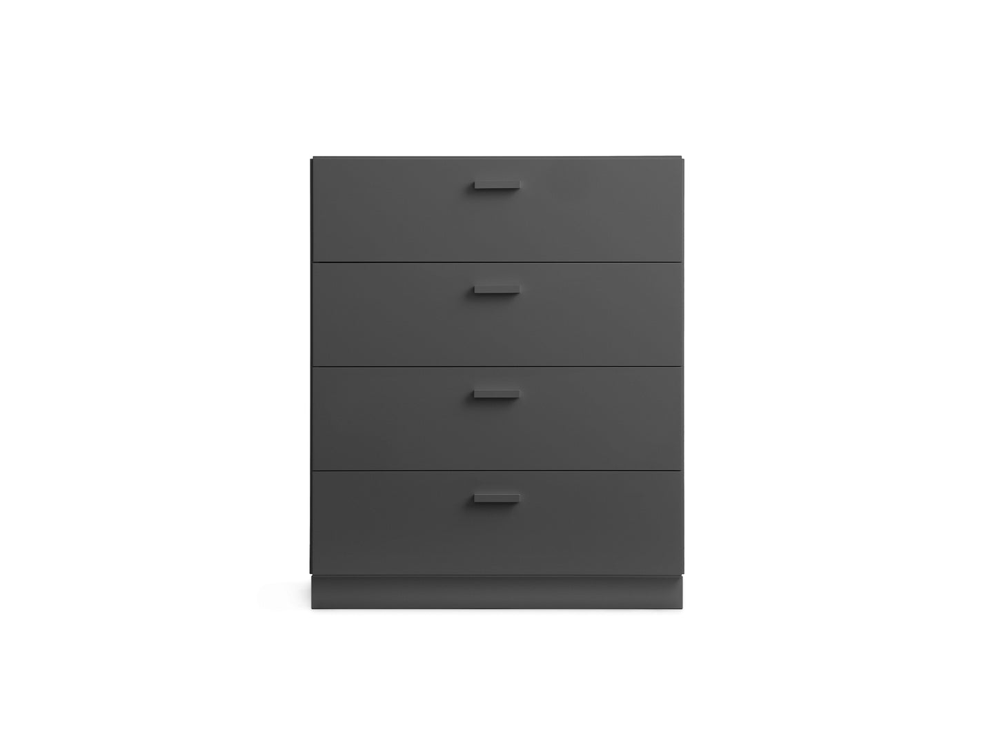 Relief Drawers with Plinth - Wide by String - Grey