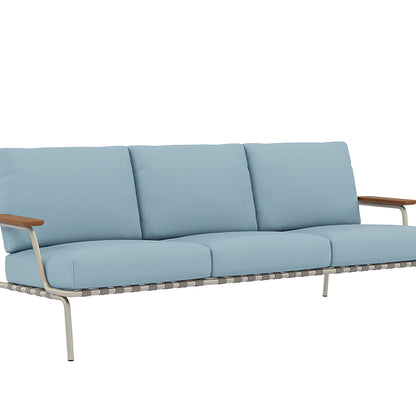 Settle 3-Seater Sofa by Muuto / Grey Frame / Ribbed Weave 17