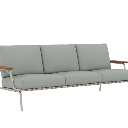 Settle 3-Seater Sofa by Muuto / Grey Frame / Ribbed Weave 20