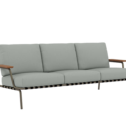 Settle 3-Seater Sofa by Muuto / Taupe Frame / Ribbed Weave 20