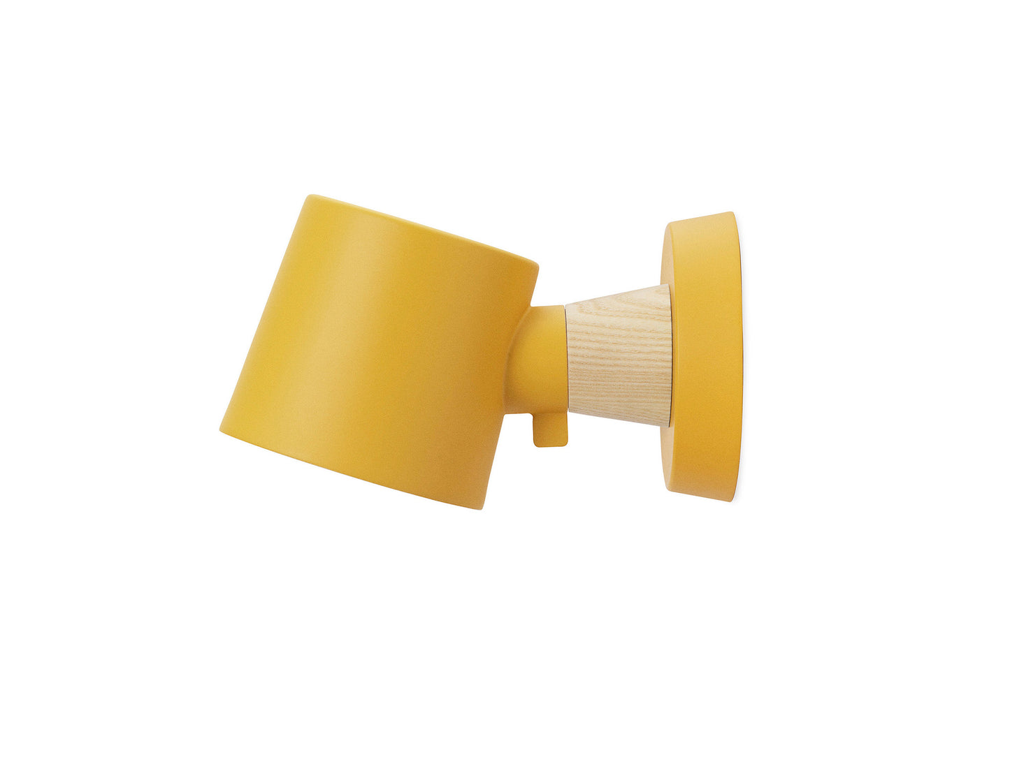 Rise Wall Lamp by Normann Copenhagen - Hardwired / Yellow