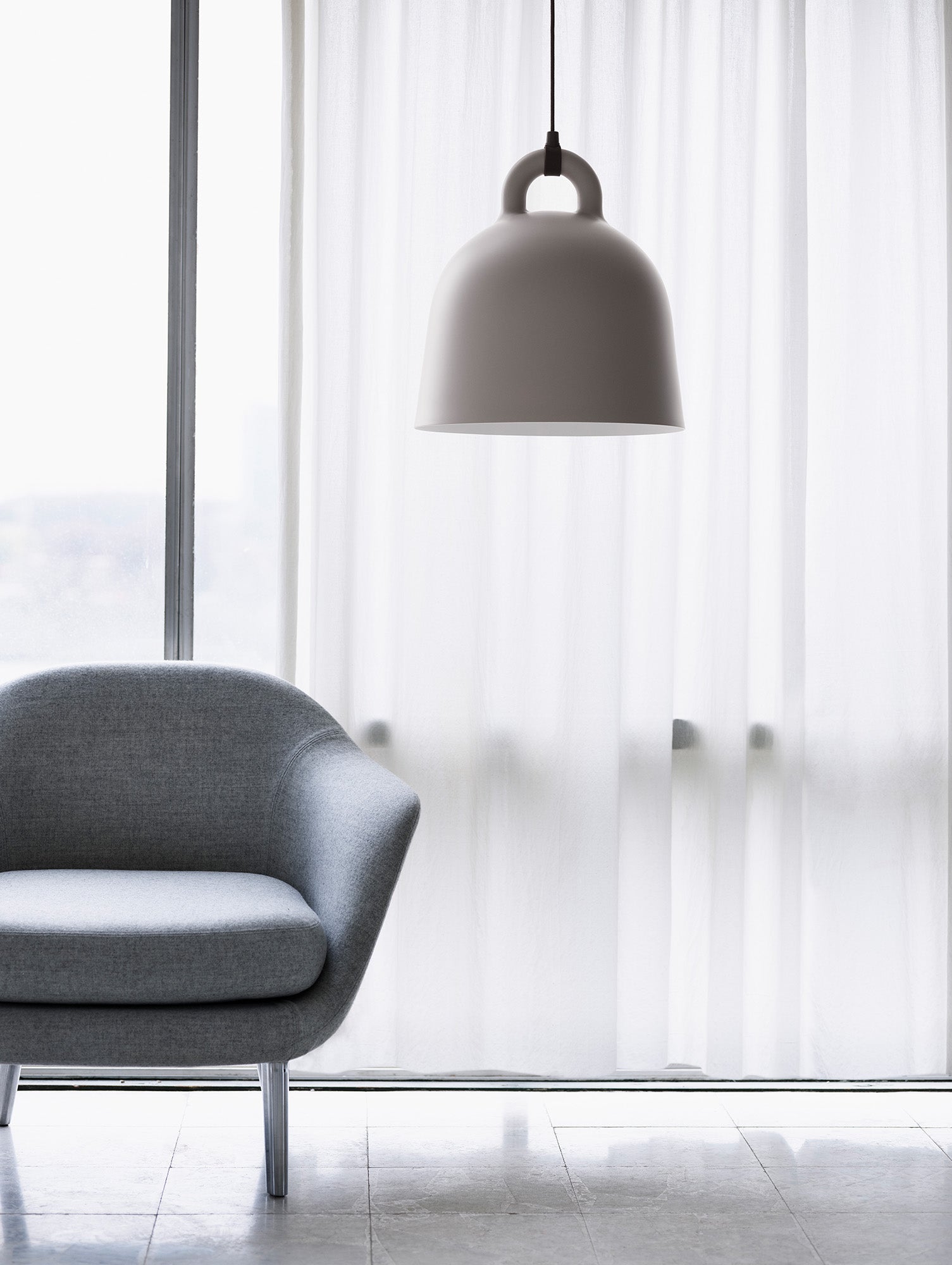 Bell Pendant Lamp by Normann Copenhagen - Medium / Sand